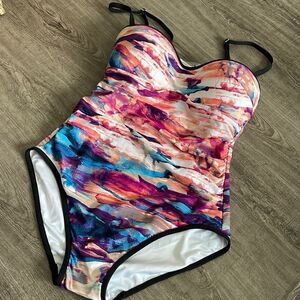 Calvin Klein Black One Piece Swimsuit